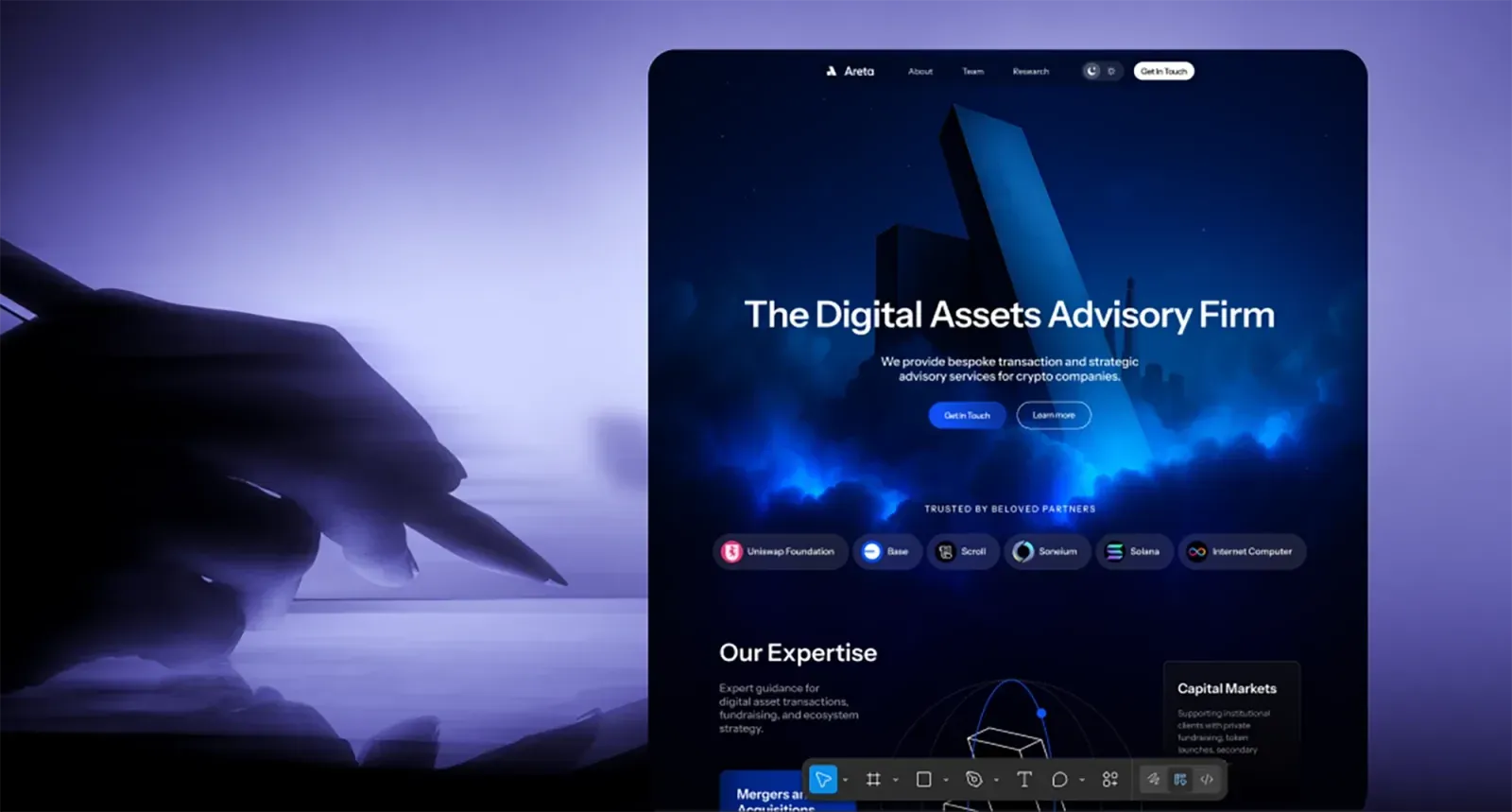 AI and web3 design