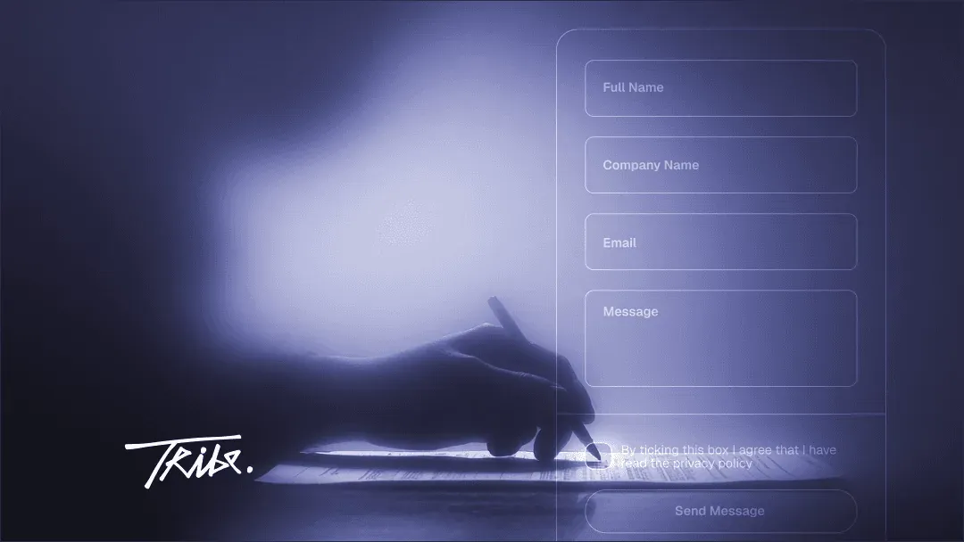 Lead capture on landing page