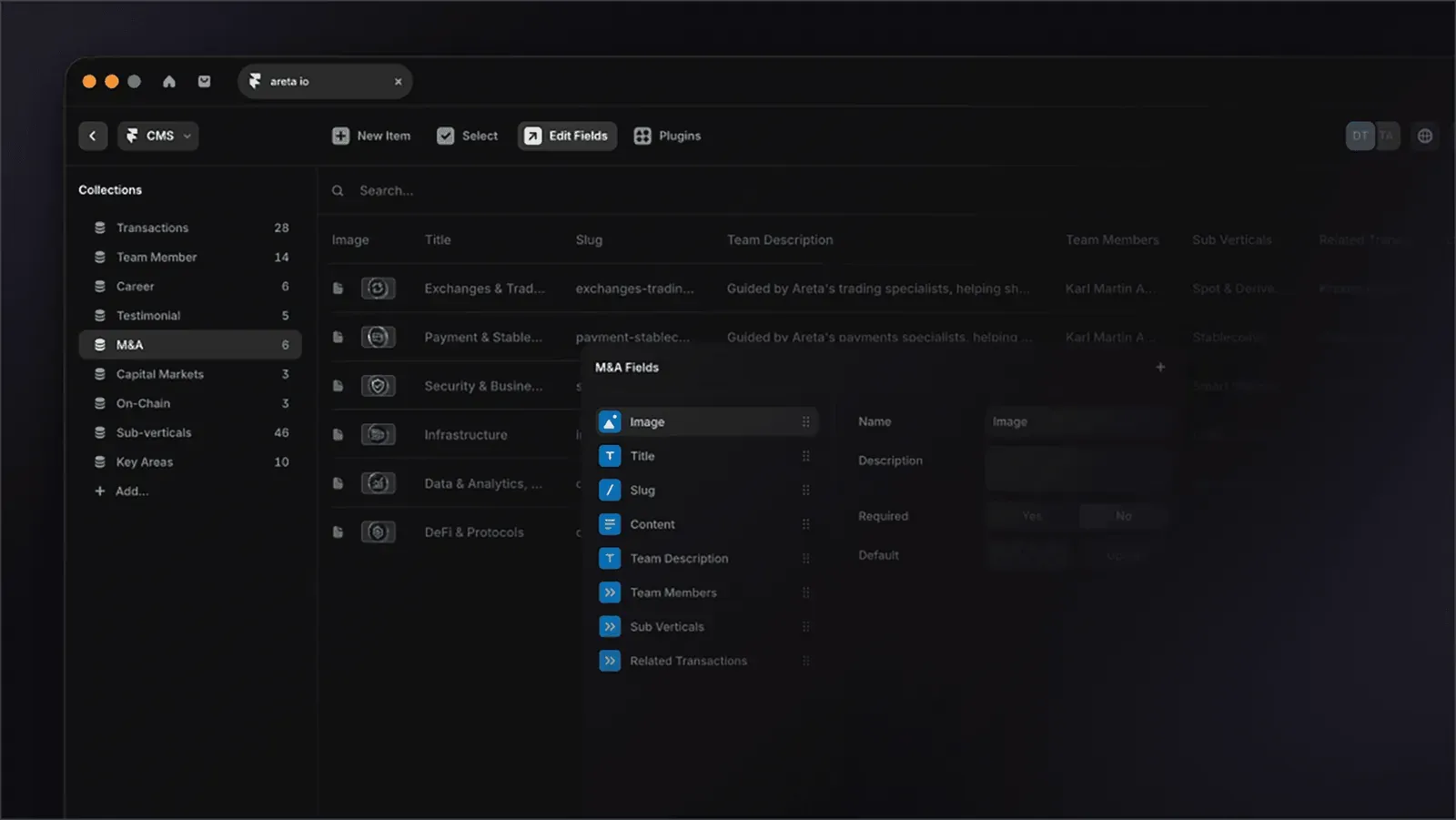 CMS design example