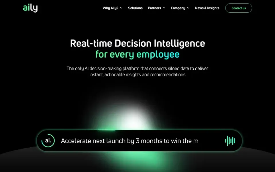Aily Labs homepage