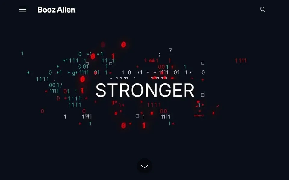 Booz Allen Hamilton homepage
