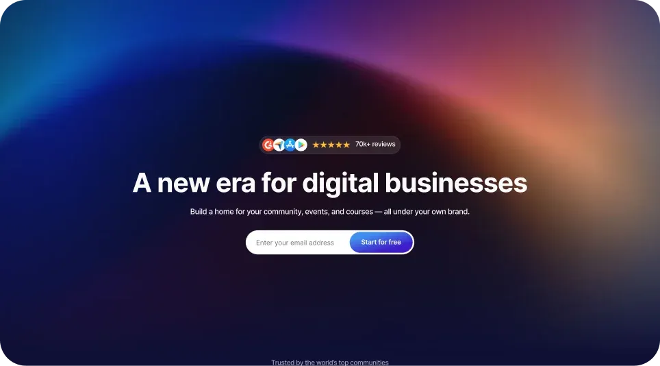 Circle homepage