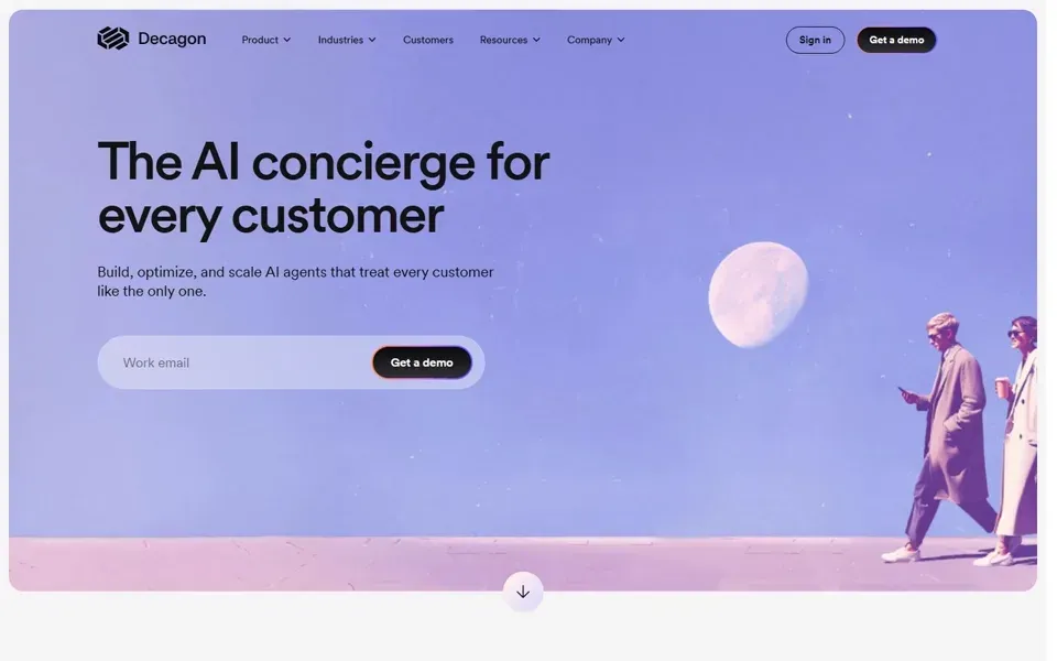 Decagon homepage