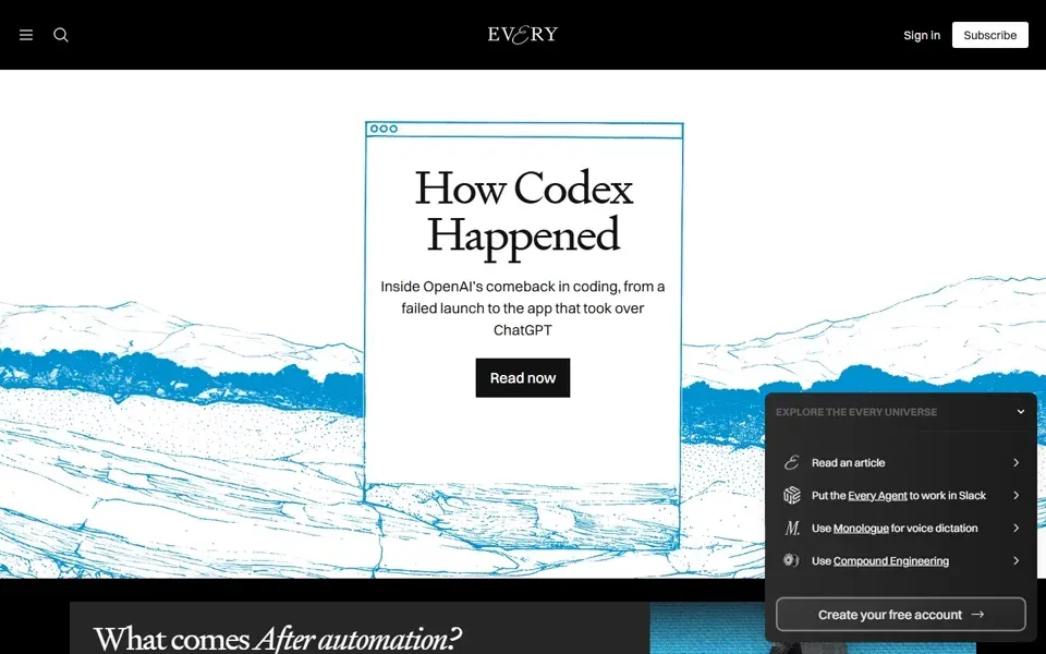 Every homepage