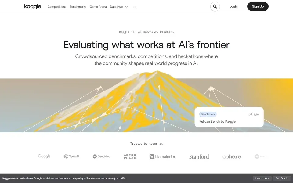 Kaggle homepage