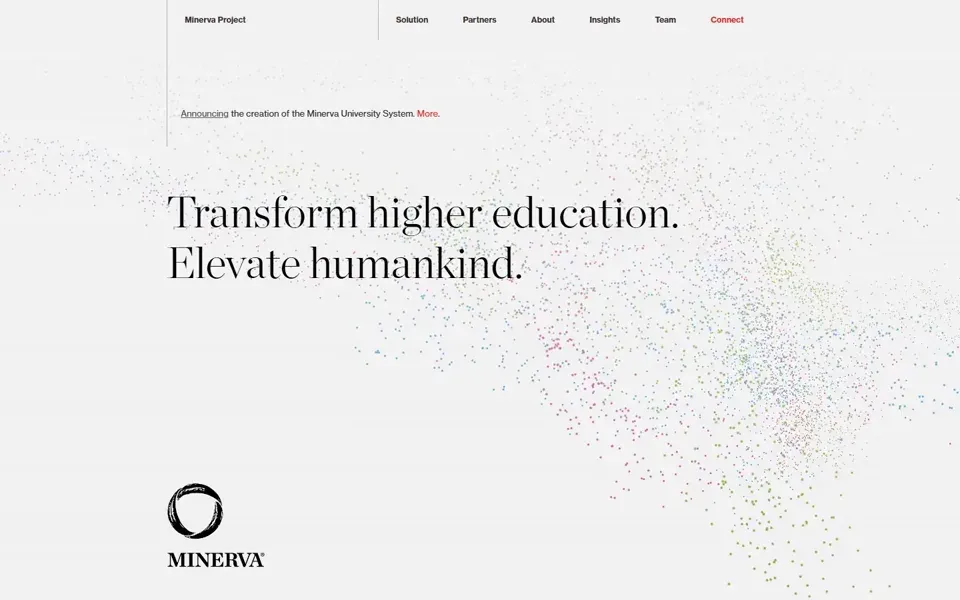 Minerva Project homepage