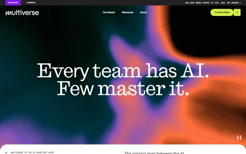 Multiverse homepage