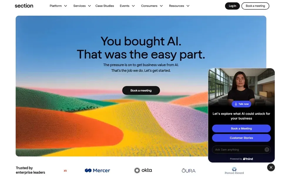 Section homepage