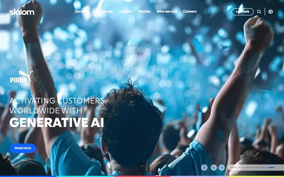 Slalom homepage