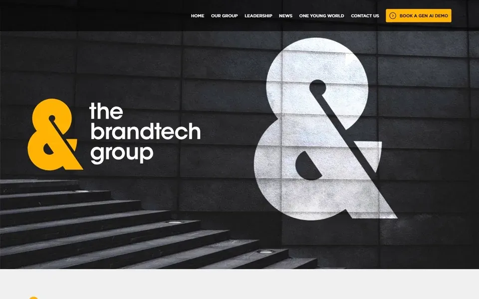 The Brandtech Group homepage